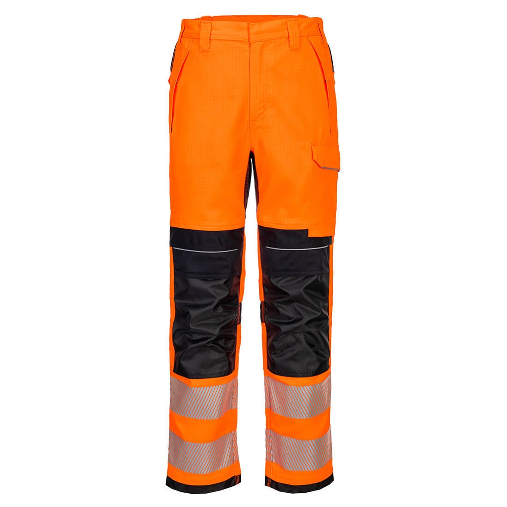 PANTALON INHERENTE FR414 PW3 · STRETCH · BANDAS SEGMENTADAS · IGNIFUGO · SOLDADURA · ANTIESTATICO · ARCO ELECTRICO · QUIMICO · AV · CE III CAT