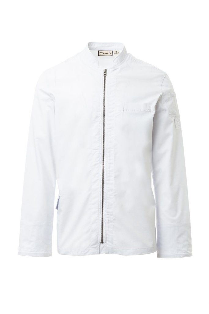 CHAQUETA COCINA BOSS · ELASTICO/STRETCH · CIERRE CREMALLERA · ALGODON RIPSTOP · COOLMAX · CE I CAT