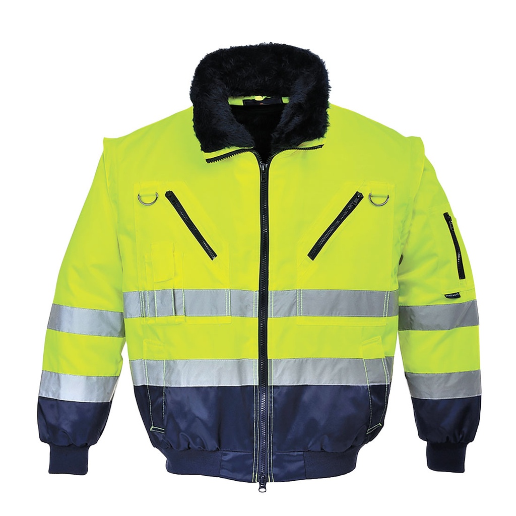 CHAQUETA 3 en 1 PJ50 · BICOLOR · Texpel™ Splash IMPERMEABLE [0/4] · AMBIENTES FRIOS -20°C  · FORRO Y MANGAS EXTRAIBLES · AV · CE II CAT