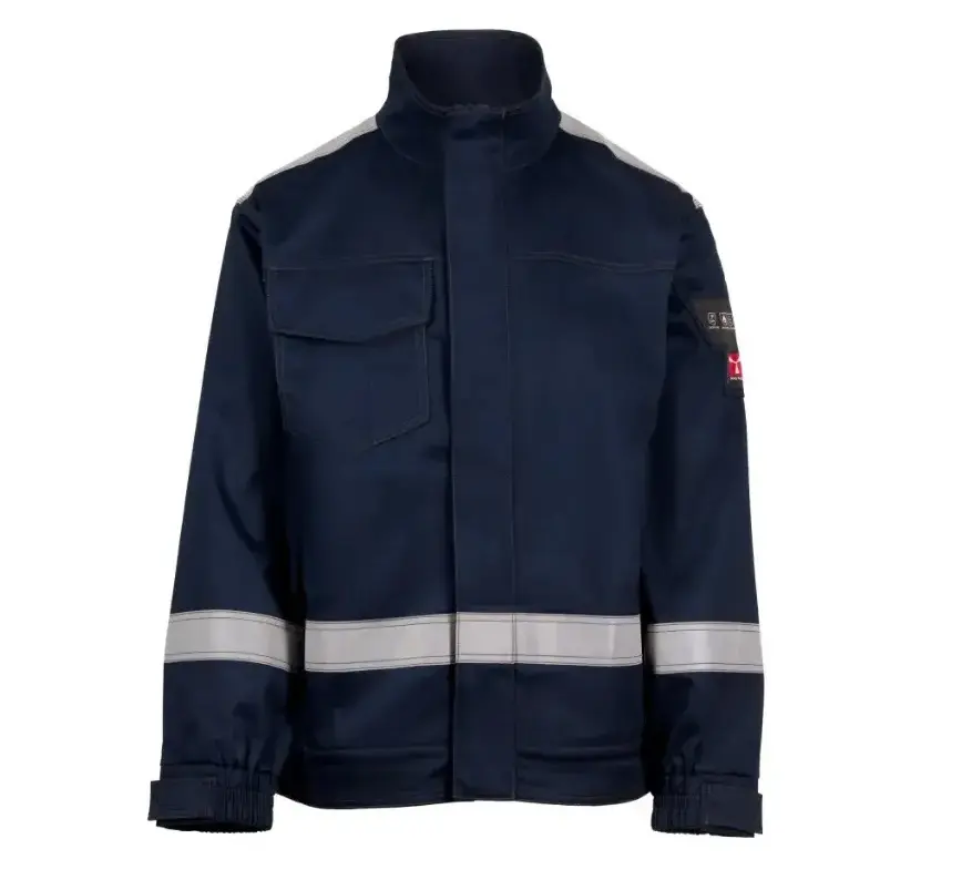 CHAQUETA FENCE · SOLDADOR · IGNIFUGO · ANTIESTATICO · ARCO ELECTRICO · QUIMICO · CE III CAT