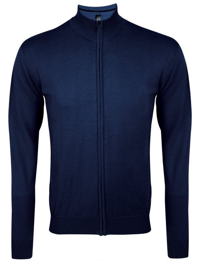 CHAQUETA JERSEY GORDON MEN · CIERRE CREMALLERA · PUNTO FINO