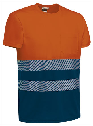 CAMISETA WEXFORD · MC · BICOLOR · BOLSILLO · BANDAS SEGMENTADAS · AV · CE II CAT · [145g]