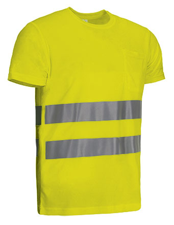 CAMISETA STRAHAN · UNICOLOR · MC · BOLSILLO · AV · CE II CAT · [145g]