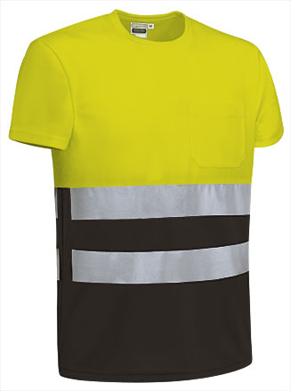 CAMISETA DEMOLITION · BICOLOR · BOLSILLO · AV · CE II CAT · [145g]