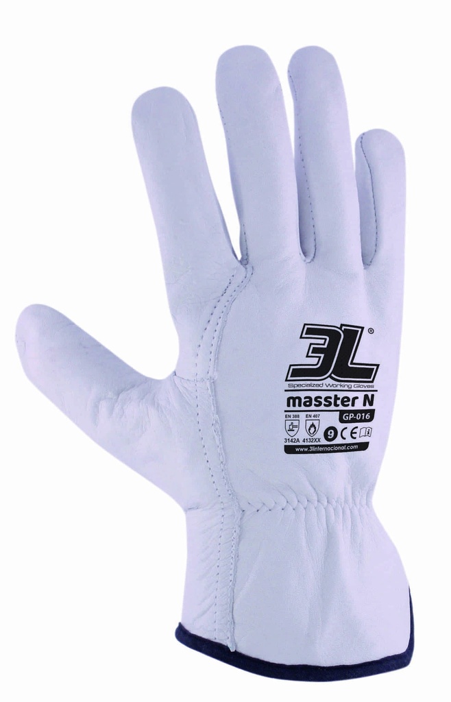 GUANTES MASSTER N · ANTICORTE GRADO A · TERMICO 100ºC · CE II CAT | PACK 12 PARES (3XL)