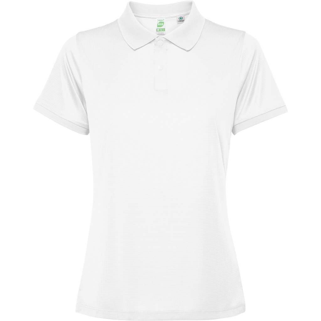 POLO TECNICO TORMO WOMAN · MC · ELASTICO/STRETCH · ANTIBACTERIANO · CONTROL DRY · ECO · [125g] (BLANCO, S)