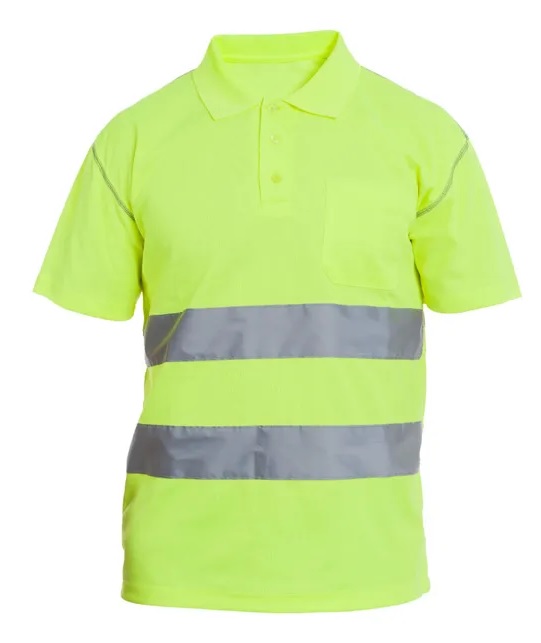 POLO TAIL · MC · UNICOLOR · ALGODON · AIREADORES EN AXILAS · BOLSILLO · AV · CE II CAT