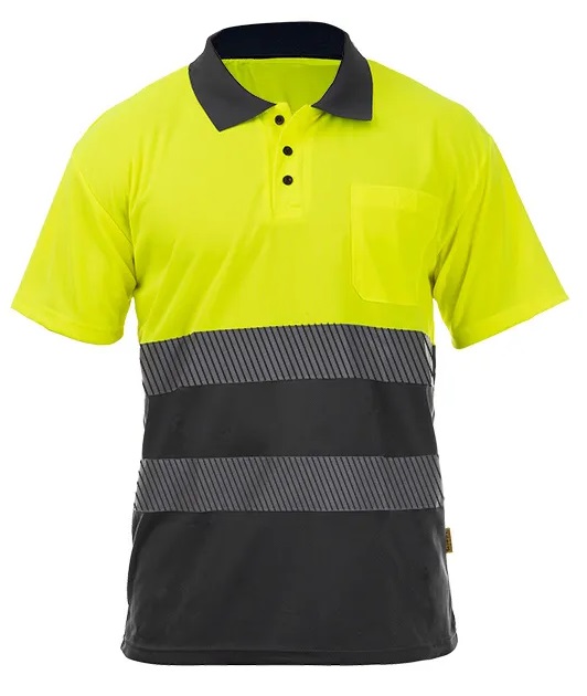 POLO JAZZ · MC · BICOLOR · ALGODON · BOLSILLO · BANDA SEGMENTADA · AIREADOR AXILA · AV · CE II CAT