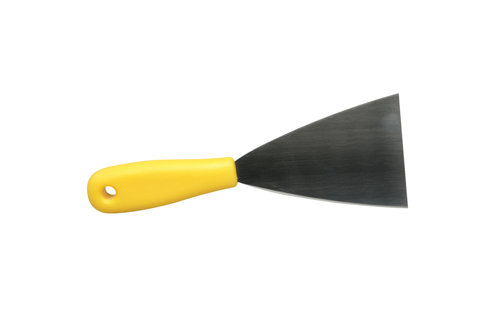 88082 ESPATULA ACERO INOXIDABLE MANGO PLASTICO | RIGIDO | TOLERANCIA 120ºC | 80MM