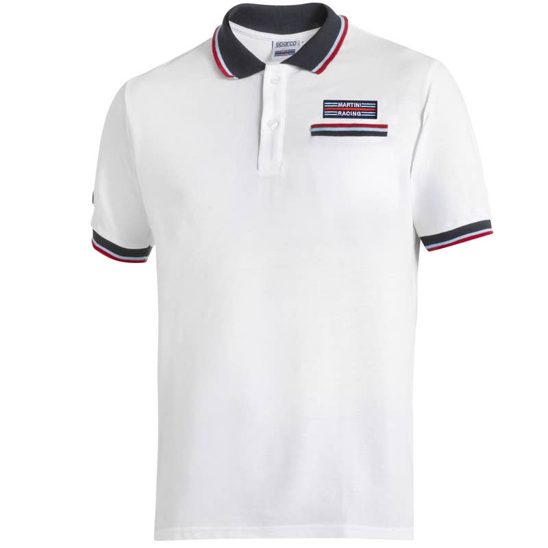 POLO POCKET MARTINI RACING · MC · 100% ALGODON · [200g] (BLANCO, XS)