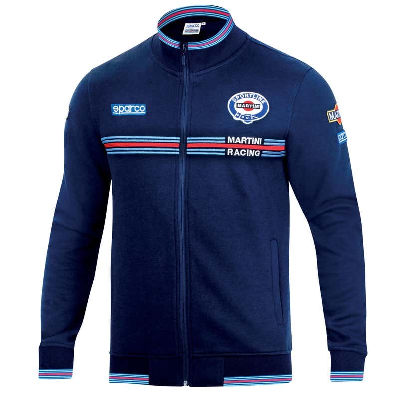 SUDADERA FULL ZIP MARTINI RACING · CREMALLERA ENTERA · [300g]