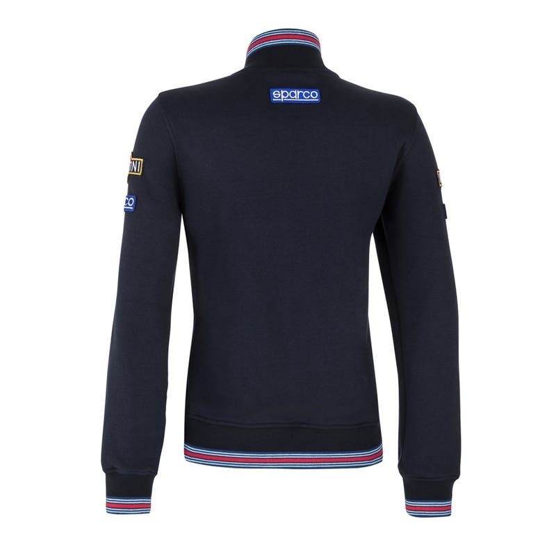 SUDADERA FULL ZIP LADY FIT MARTINI RACING · CREMALLERA ENTERA · [300g]