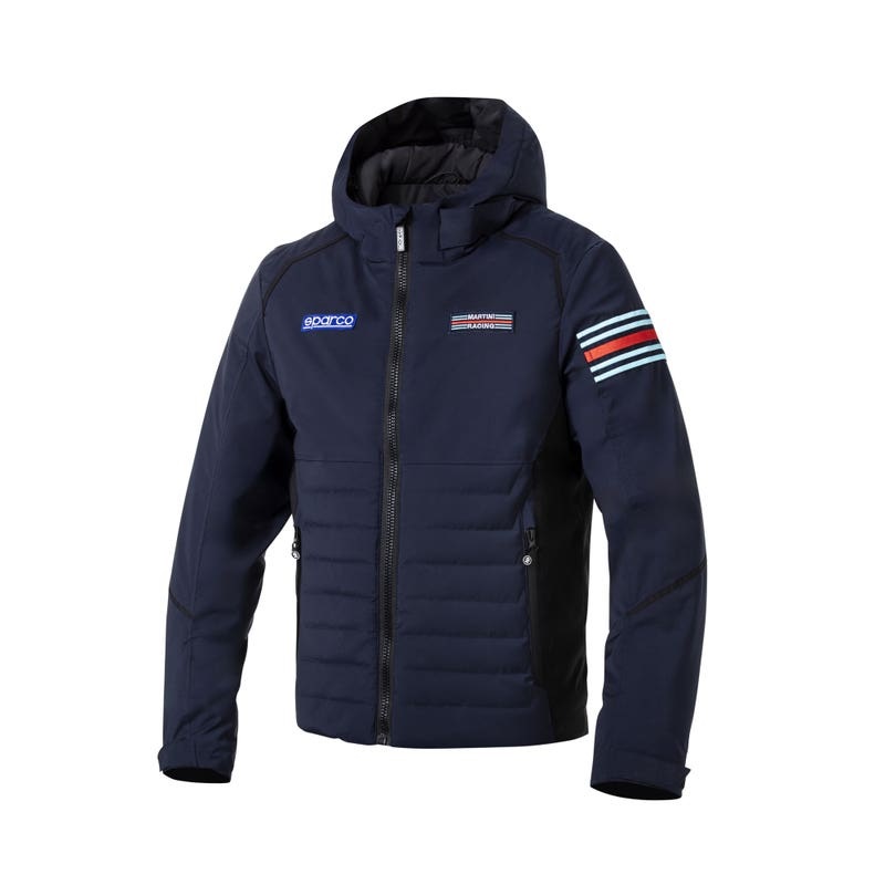 CHAQUETA MARTINI RACING · ACOLCHADO · HIDROFUGADO · CORTAVIENTOS · CAPUCHA