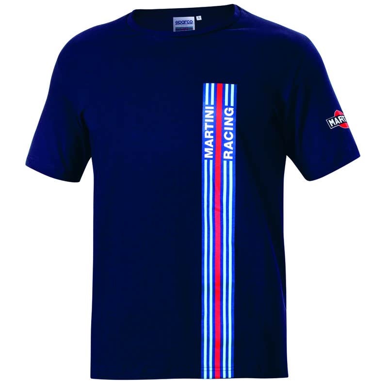 CAMISETA BIG STRIPES MARTINI RACING · ELASTICO/STRETCH · [170g] (AZUL MARINO, XS)