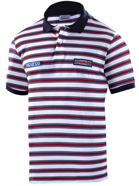 POLO REPLICA STRIPED MARTINI RACING · 100% ALGODON
