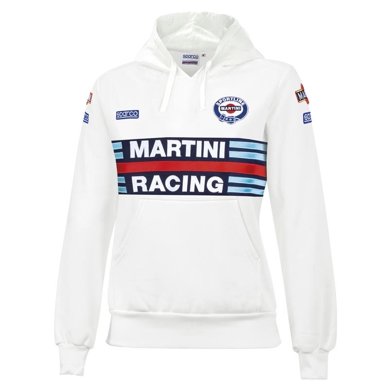SUDADERA REPLICA MUJER MARTINI RACING · CAPUCHA · [300g]