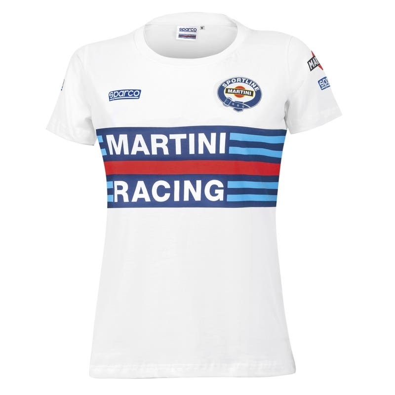 CAMISETA REPLICA MUJER MARTINI RACING · MC · ELASTICO/STRETCH · [170g]
