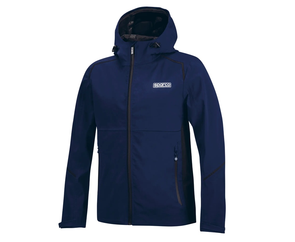 SOFTSHELL WATERPROOF SPARCO LIFESTYLE · HIDROFUGADO · CORTAVIENTOS · 3 CAPAS