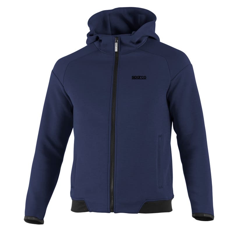 SUDADERA FULL ZIP · CREMALLERA COMPLETA · CAPUCHA