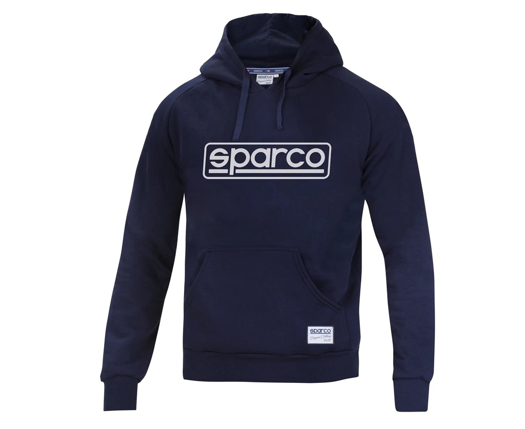SUDADERA FRAME MAN SPARCO LIFESTYLE · CAPUCHA (AZUL MARINO, S)