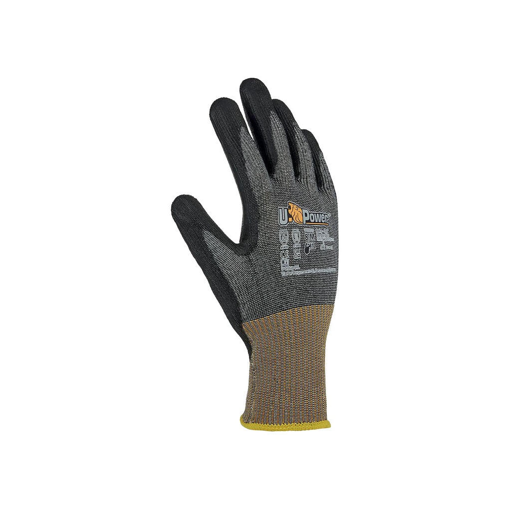 GUANTES U-POWER BACHATA ANTICORTE GRADO D · TOUCH · GALGA 13 | PACK 12 PARES