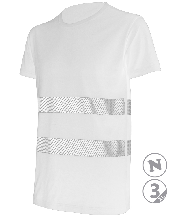 CAMISETA GLOW · MC · BANDA SEGMENTADA · PROTECCION SOLAR · 100% ALGODON · VR · [160g]