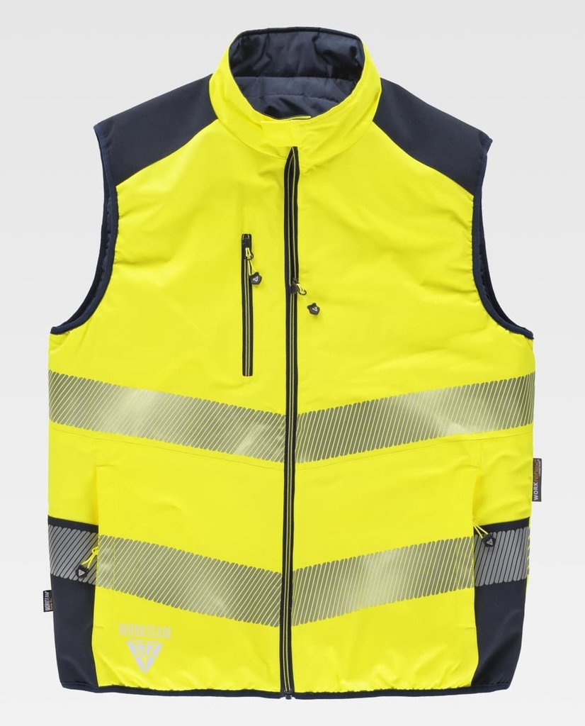 CHALECO C8250 · ACOLCADO · REVERSIBLE · BANDAS SEGMENTADAS · AV · CE II CAT