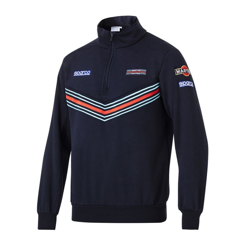 SUDADERA FULL ZIP MARTINI RACING · MEDIA CREMALLERA · [300g]