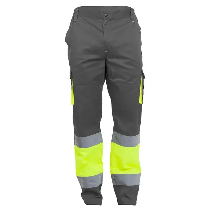 PANTALON LEGEND · BICOLOR · CARGO · ALGODON · CE II CAT · AV (GRIS/AMARILLO FLUOR, XS)