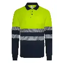 POLO GRS 305535 · ML · BICOLOR · BOLSILLO · BANDAS SEGMENTADAS · PROTECCION SOLAR >50 · ECO · AV · CE II CAT
