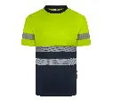 CAMISETA GRS 305633 · MC · BICOLOR · BANDAS SEGMENTADAS · ECO · PROTECCION SOLAR >50ºC · AV · CE II CAT · [140g]