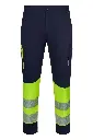 PANTALON GRS 303032S · CARGO · BICOLOR · ELASTICO/STRETCH · ECO · BANDAS SEGMENTADAS · PROTECCION SOLAR >50ºC · AV · CE II CAT
