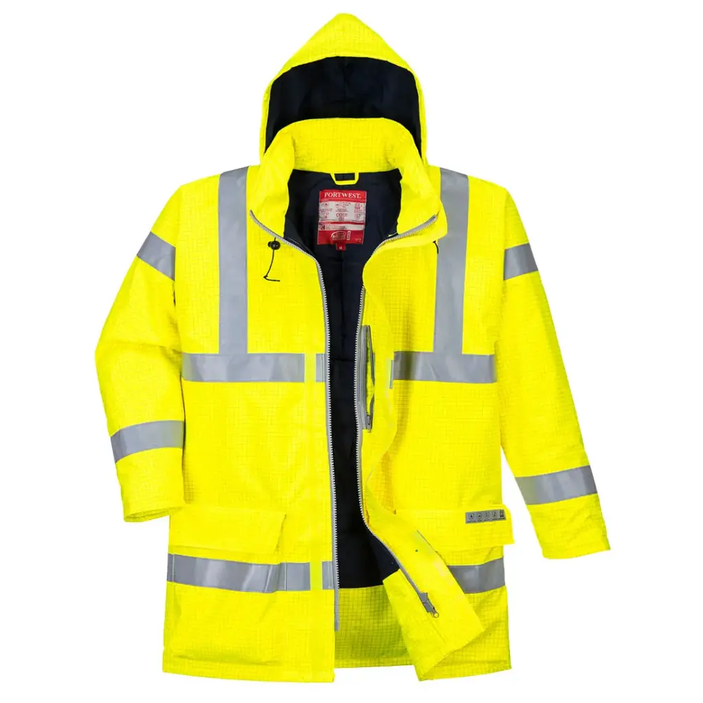 PARKA S778 BIZFLAME RAIN WINTER · IGNIFUGO · ANTIESTATICO · IMPERMEABLE [3/4] · AMBIENTES FRIOS -20ºC · QUIMICO · AV · CE III CAT