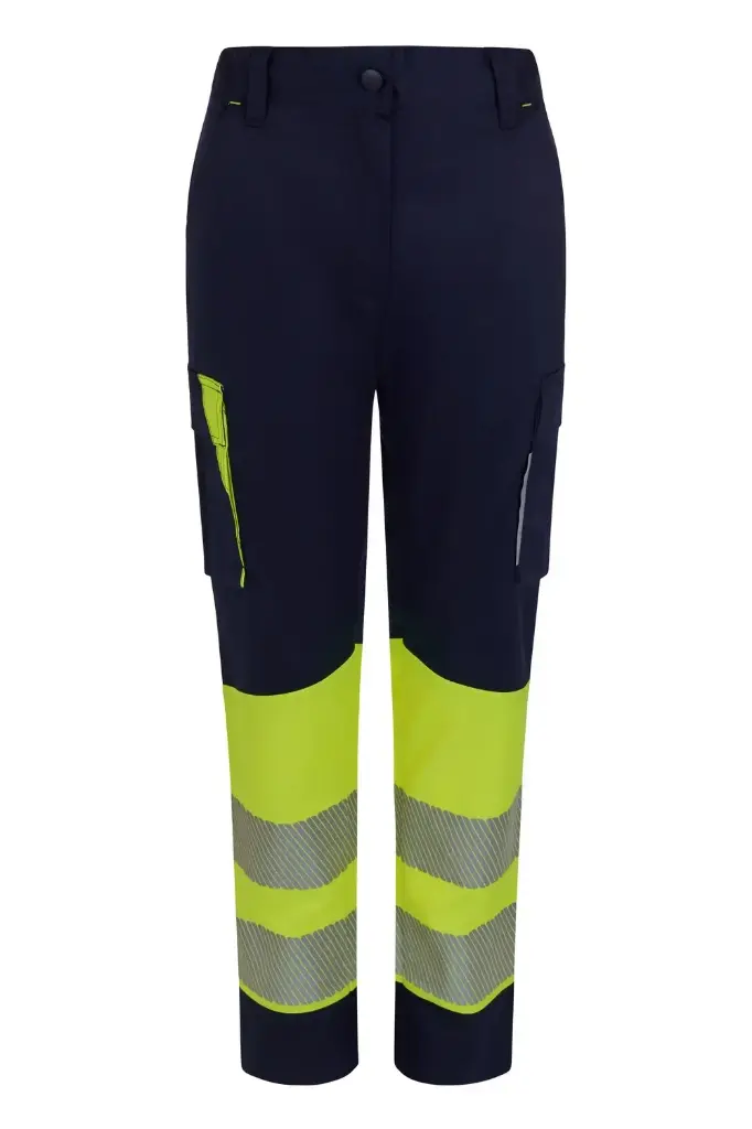 PANTALON GRS 303032SW · MUJER · BICOLOR · CARGO · ELASTICO/STRETCH · ECO · BANDAS SEGMENTADAS · PROTEC. SOLAR >50 · AV · CE II CAT