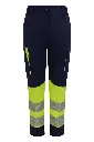 PANTALON GRS 303032SW · MUJER · BICOLOR · CARGO · ELASTICO/STRETCH · ECO · BANDAS SEGMENTADAS · PROTEC. SOLAR >50 · AV · CE II CAT