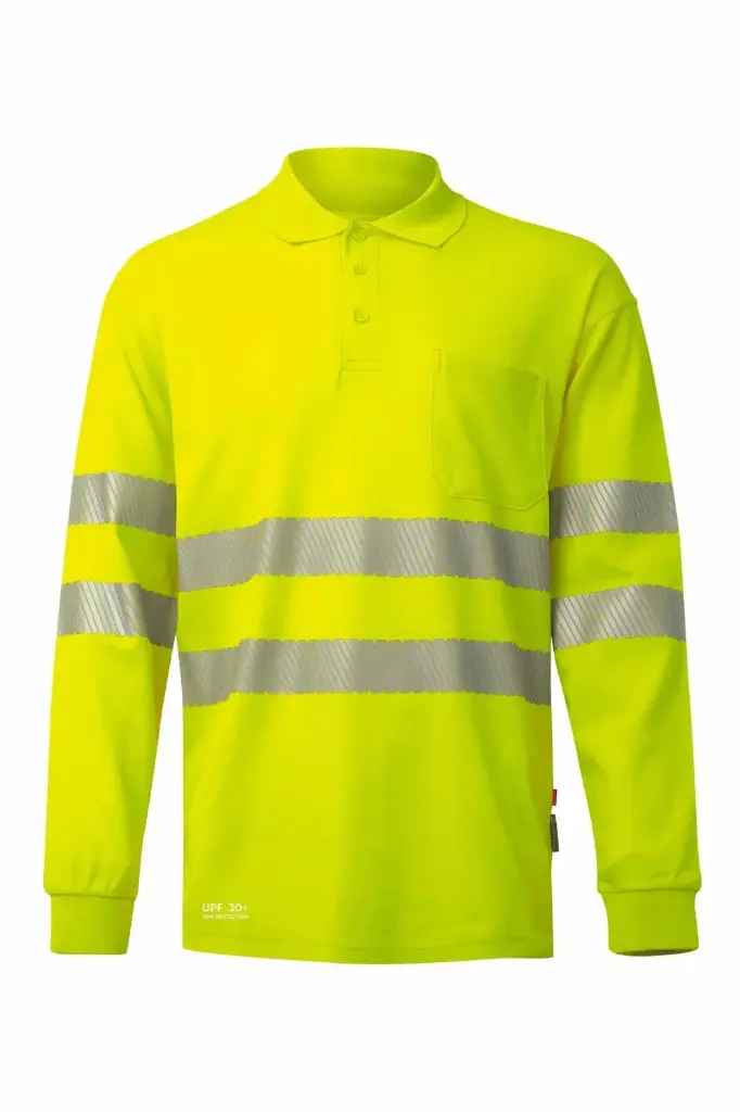POLO 305544 HI VIS Cotton RS · ML · ALGODON · BANDAS SEGMENTADAS · PROTEC. SOLAR >30ºC · ECO · AV · CE II CAT · [150g]
