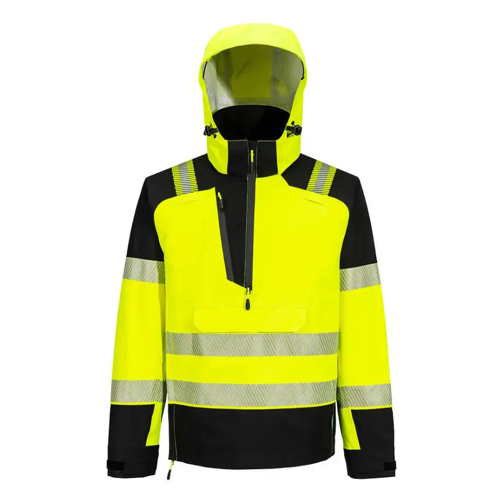 CHUBASQUERO T161 PW3 OVERHEAD · 3 CAPAS · Texpel™ Splash IMPERMEABLE [4/4] · MAXIMA TRANSPIRABILIDAD · PROTEC. SOLAR >40ºC · PU1 · 50 LAVADOS · AV · CE II CAT