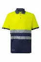 POLO 305543 HI VIS Cotton · BICOLOR · MC · BOLSILLO · ALGODON · BANDAS SEGMENTADAS · ECO · PROTEC. SOLAR >30 · AV · CE II CAT
