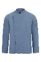 CHAQUETA COCINA 405212S DENIM SHIFT · ML · UNISEX · CUELLO TIRILLA · ELASTICO/STRETCH · CIERRE AUTOMATICOS