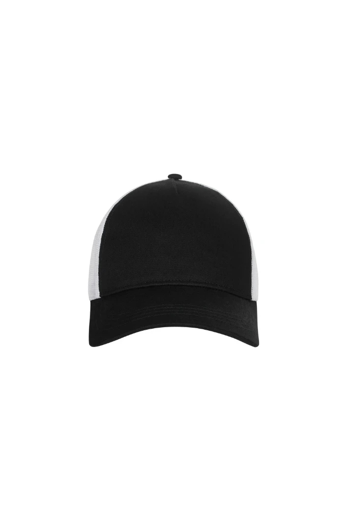 GORRA TRUCKER CM260B HAMILTON BICOLOR · 5 PANELES · AJUSTE PLASTICO · SARGA/REJILLA