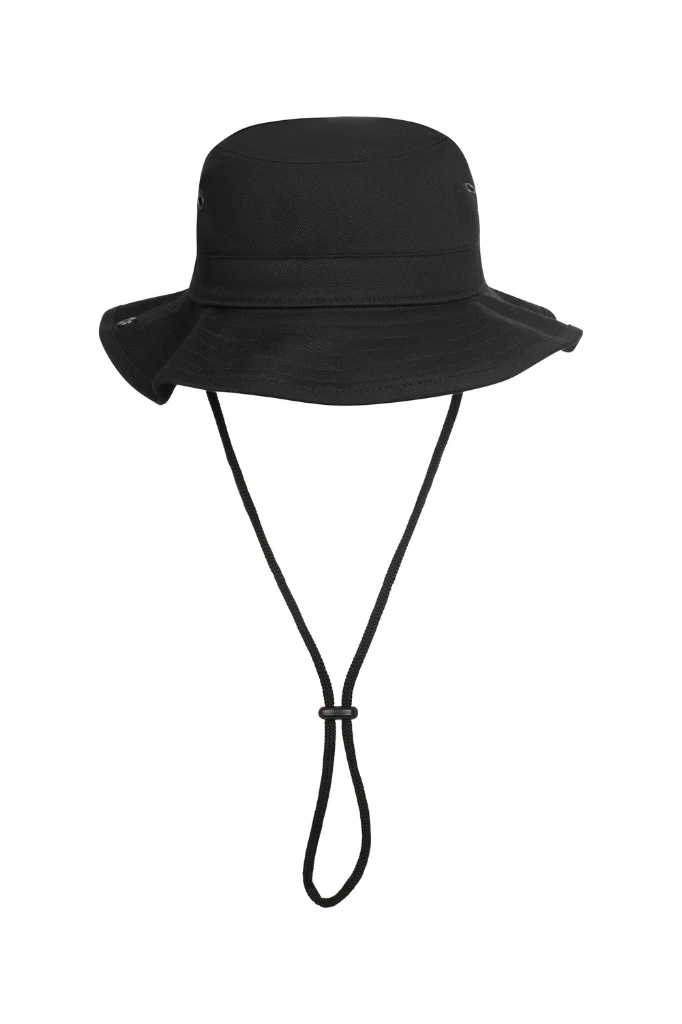 GORRO AVENTURA CA260 DARWIN · 2 AUTOMATICOS SUJETA ALAS · 100% ALGODON (BLACK (NEGRO), L-XL)