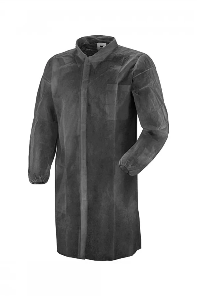 BATA DESECHABLE PP-U-02 LAB COAT · 45g | CAJA 50 UNIDADES