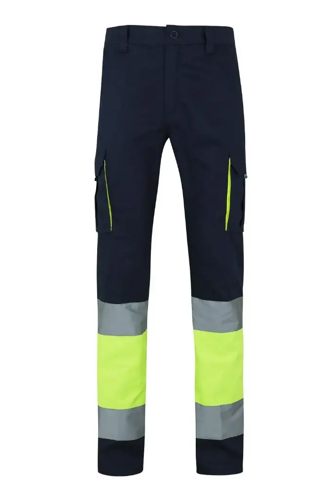 PANTALON 303007 HI VIS Cotton · BICOLOR · CARGO · 100% ALGODON · AV · CE II CAT