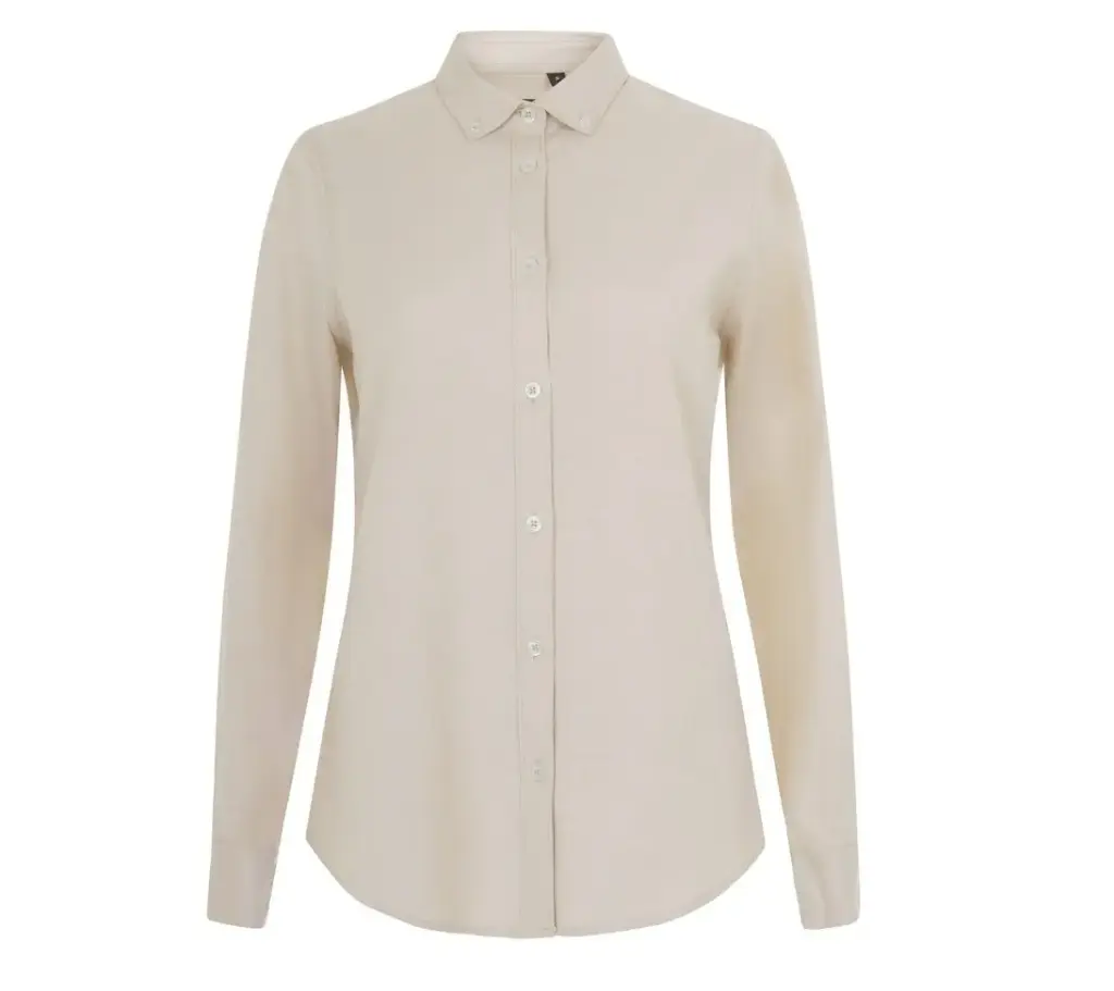 CAMISA 405005S · ML · MUJER · OXFORD · ELASTICO/STRETCH · CUELLO AMERICANO