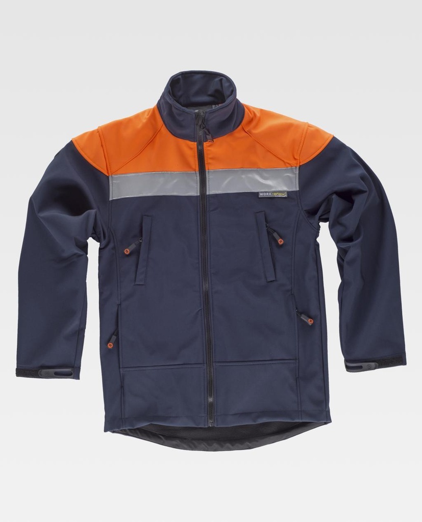 SOFTSHELL S9505 FLUOR BICOLOR · HIDROFUGADO