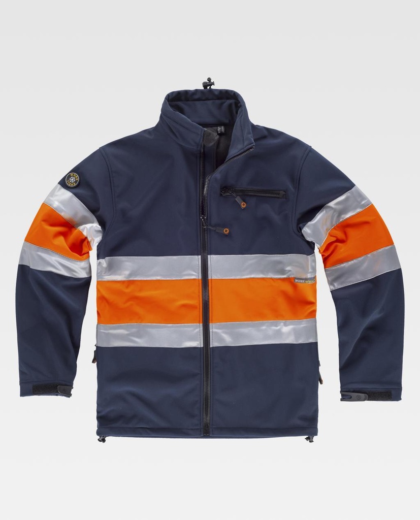 SOFTSHELL S9520 FLUOR · BICOLOR · HIDROFUGADO · AV · CE II CAT