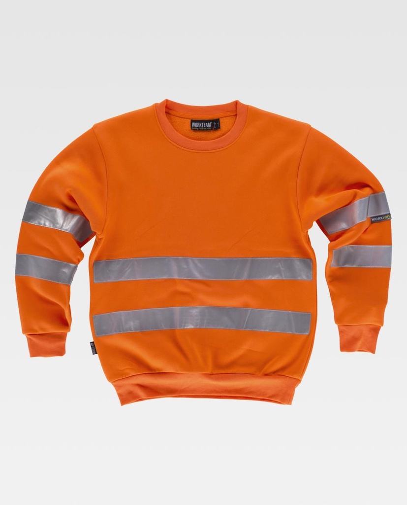 SUDADERA C9030 FLUOR · CUELLO REDONDO · AMBIENTES FRIOS -5ºC  · AV · CE II CAT · [280g]
