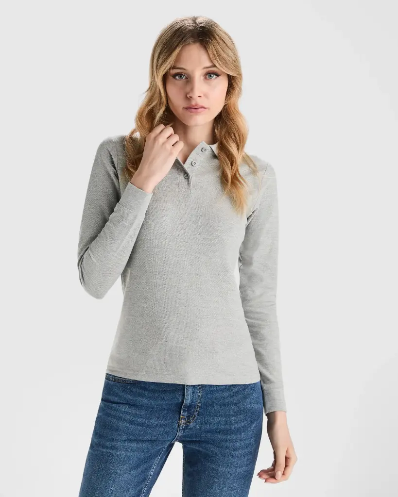 POLO ESTRELLA WOMAN L/S · ML · 100% ALGODON · [220g]