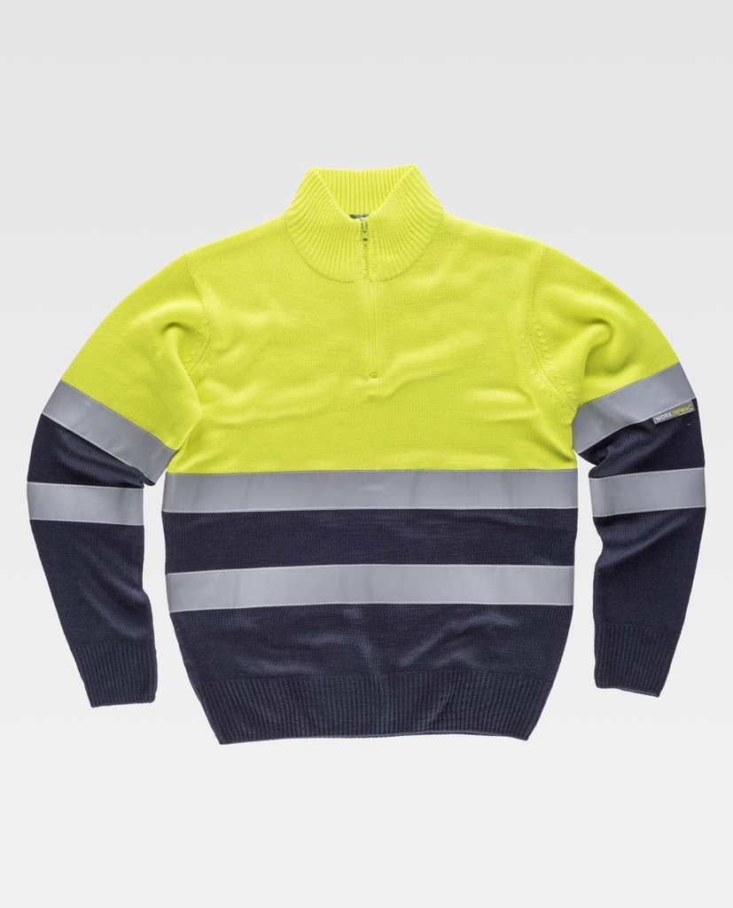 JERSEY C5511 · BICOLOR · MEDIA CREMALLERA · PUNTO GRUESO · AV · CE II CAT