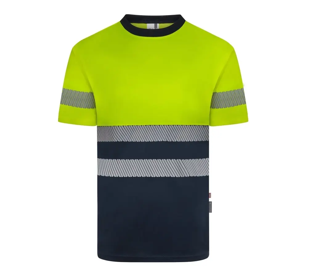 CAMISETA GRS 305633 · MC · BICOLOR · BANDAS SEGMENTADAS · ECO · PROTECCION SOLAR >50ºC · AV · CE II CAT · [140g]